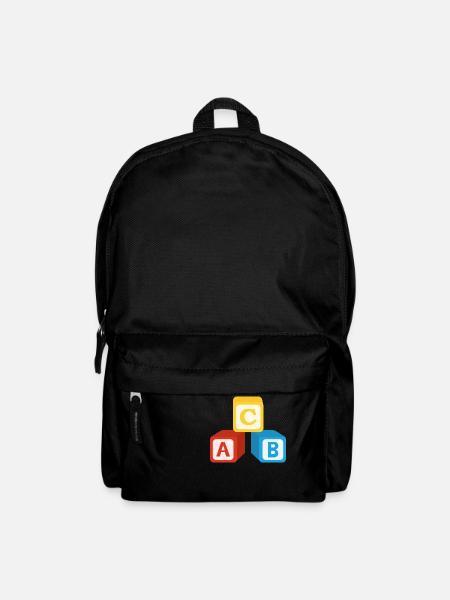 ABC Würfel - Rucksack - Schwarz