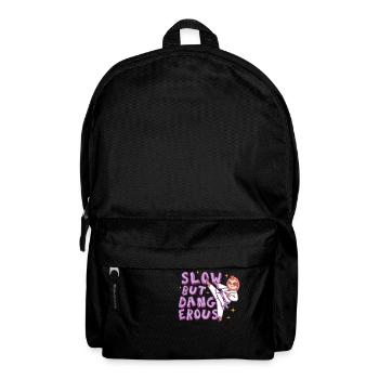 Slow but dangerous Karate Sloth - Backpack - black - Front