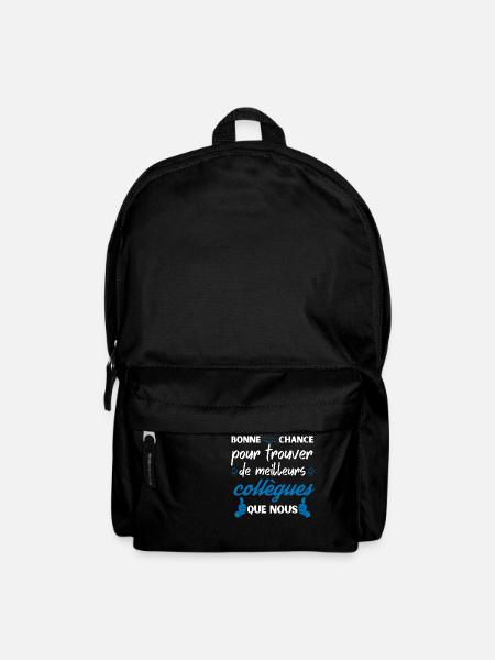 départ collègue de travail - Sac à dos - noir