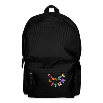 Smile with me - Rucksack - Schwarz - Vorne