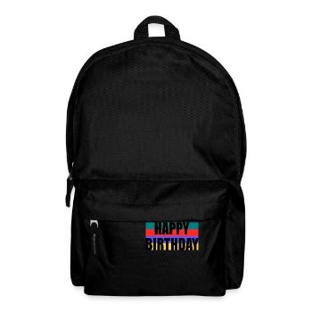 JAHRESTAG. ALLES GUTE ZUM GEBURTSTAG!. ALLES GUTE ZUM GEBURTSTAG!. - Rucksack - Schwarz - Vorne