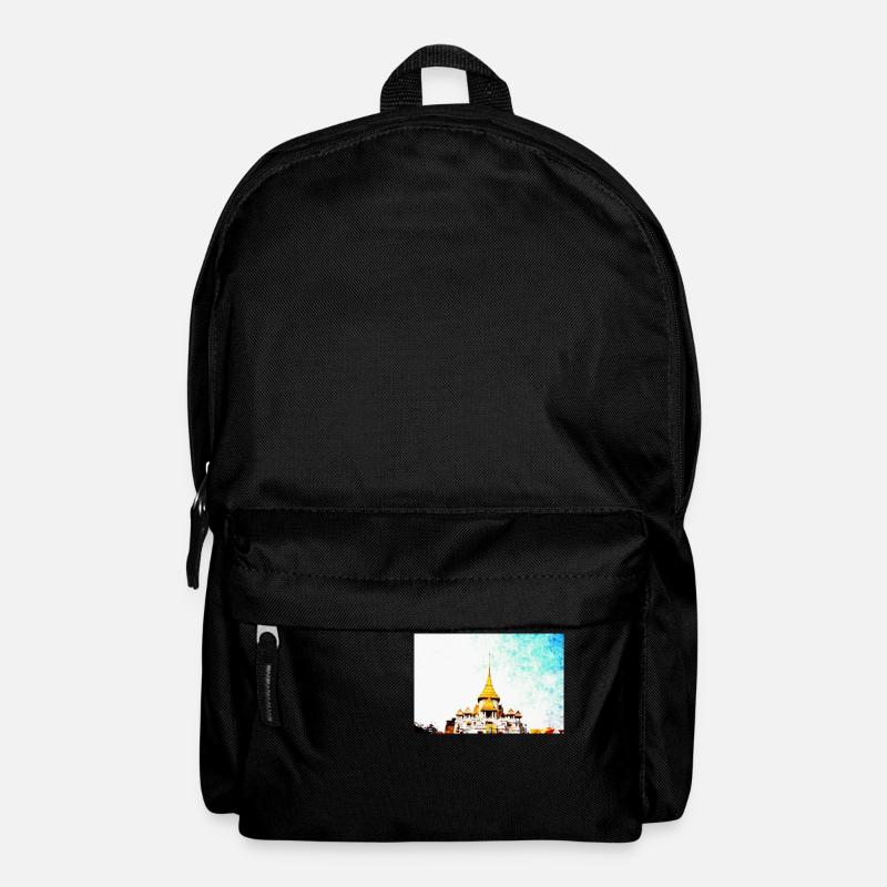Tempel in Thailand - Rucksack - Schwarz