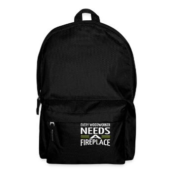 forester badge hearbeat forest work - Rucksack - Schwarz - Vorne