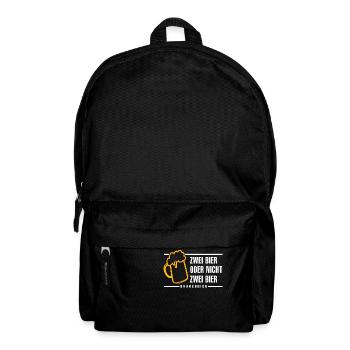 Zwei Bier oder nicht zwei Bier Shakesbier - Rucksack - Schwarz - Vorne