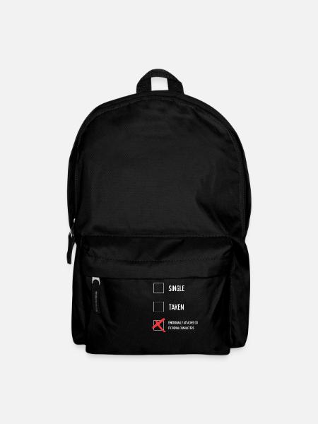 I love reading and TV series - Backpack - black