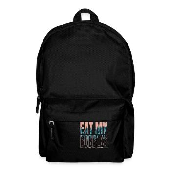 raubkatze streunerkatze bday lustig - Rucksack - Schwarz - Vorne