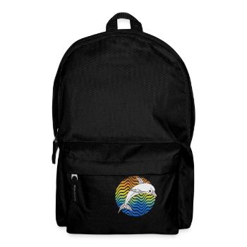 Delfin - Rucksack - Schwarz - Vorne