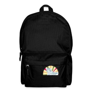 Vintage Leopard Cat Lover Print T-Shirt - Backpack - black - Front