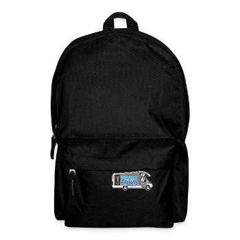 team family camping dog sports parental leave camping - Backpack - black - Front
