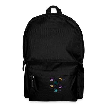be you - Rucksack - Schwarz - Vorne