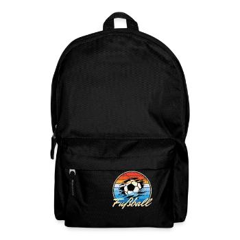 Fußball Vintage Retro Style Geburtstags Geschenk - Rucksack - Schwarz - Vorne