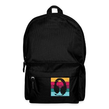 Jeu Écouter Gaming Gamer Cadeau Joueur Joueur - Sac à dos - noir - Devant