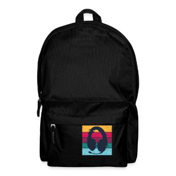 Jeu Écouter Gaming Gamer Cadeau Joueur Joueur - Sac à dos - noir - Devant