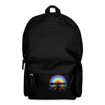 Rainbow Bi Wife Energy Bisexual Pride Rainbow Flag - Sac à dos - noir - Devant