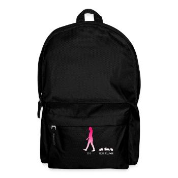 Ich Meine Follower Kaninchen Hasen Häschen Hase - Rucksack - Schwarz - Vorne