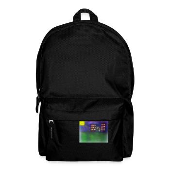 Stadt in der Dämmerung - Rucksack - Schwarz - Vorne