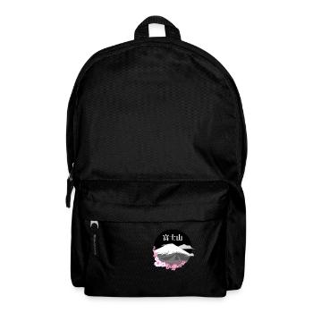 Fujisan Japanese volcano with cherry blossoms Sakura - Backpack - black - Front