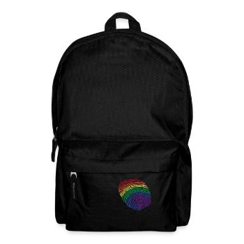 Empreinte digitale LGBTQ - Sac à dos - noir - Devant