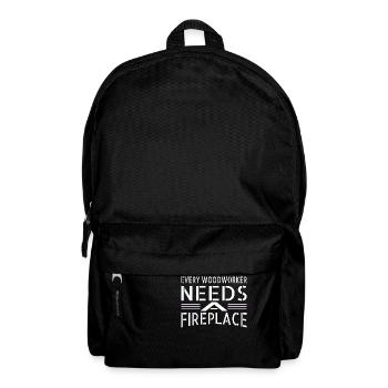 woodworking funshirt humor gift woodworker - Backpack - black - Front