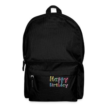 Congratulations Birthday Gift - Backpack - black - Front