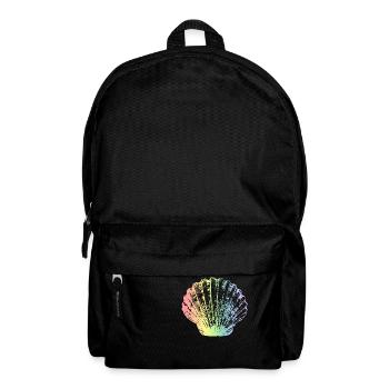 Jakobsmuschel - Rucksack - Schwarz - Vorne