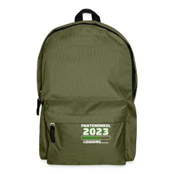 Patenonkel 2023 Loading Taufpate - Rucksack - Olivgrün - Vorne