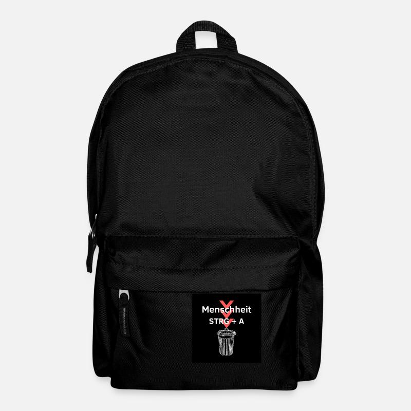 Zukunft der Menschheit - Rucksack - Schwarz