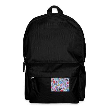 kunterbunt 2 - Rucksack - Schwarz - Vorne