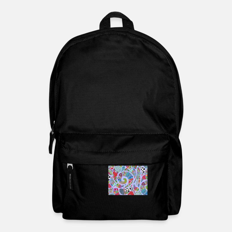 kunterbunt 2 - Rucksack - Schwarz