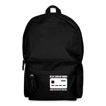 Ich Ziehe Was Was Du Nicht Ziehst Kredit Karte Ges - Rucksack - Schwarz - Vorne
