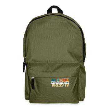 Algeria is God who gives - Backpack - olive green - Front