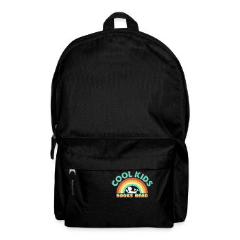 Cool Kids Read Book Reader Funny Bookworm - Backpack - black - Front