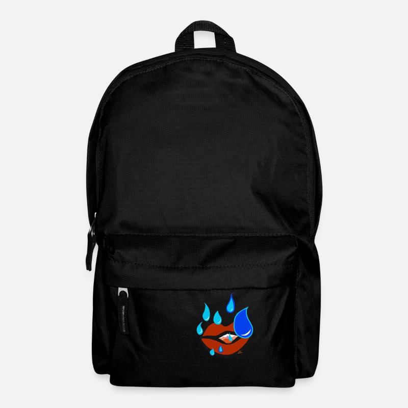 Lèvres à la recherche de larmes v12 00 - Sac à dos - noir