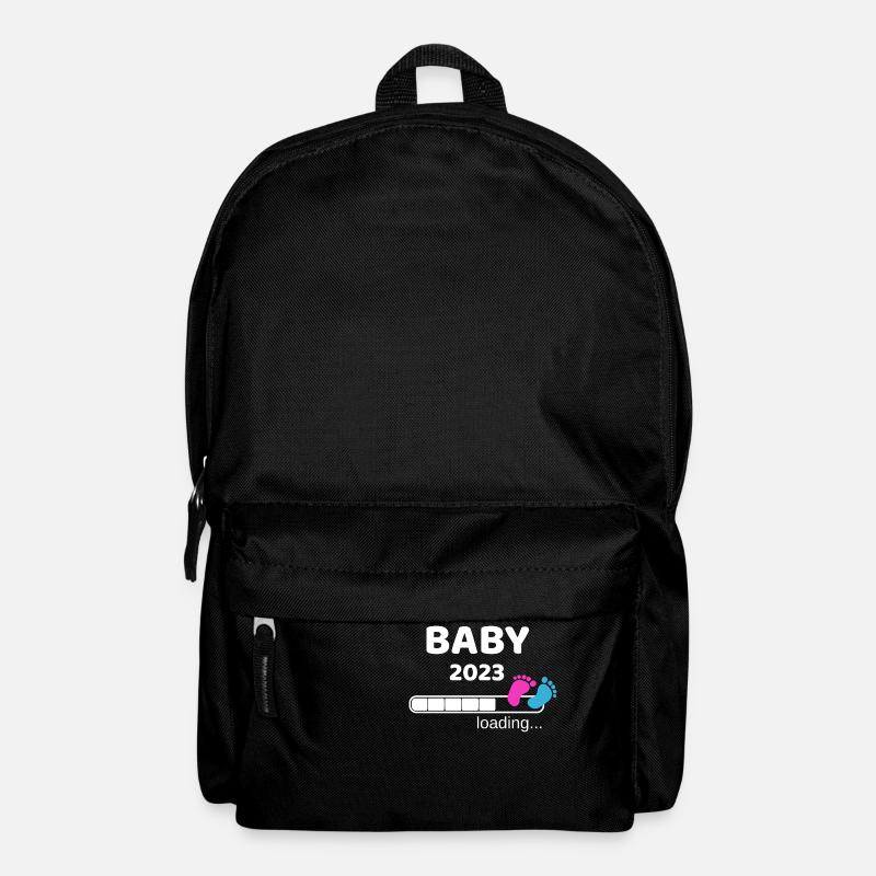 Baby 2023 Schwangerschaft Mutter Mama Idee - Rucksack - Schwarz