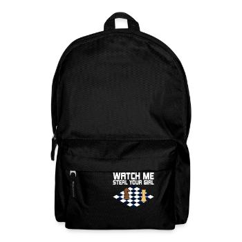 Regardez-moi voler votre fille joueur d’échecs d’échiquier - Sac à dos - noir - Devant