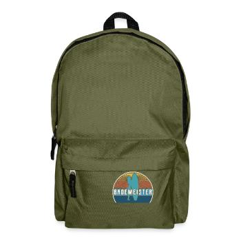 bademeister - Rucksack - Olivgrün - Vorne