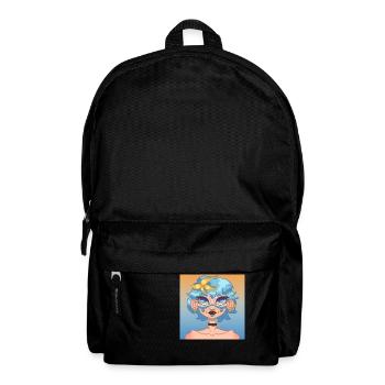 Goldener Ozean - Rucksack - Schwarz - Vorne