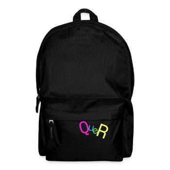 QUER - Rucksack - Schwarz - Vorne