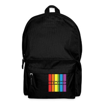 LBGT Drapeau Gay Pride Humain - Sac à dos - noir - Devant