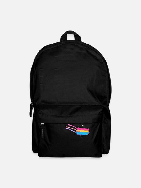 Küchenpfannenstapel Pansexuell - Rucksack - Schwarz