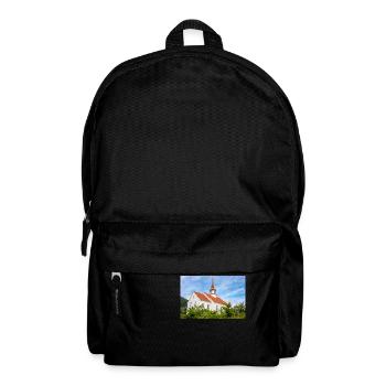 Eid kirke (Eid-Kirche) in Nordfjordeid Norwegen - Rucksack - Schwarz - Vorne