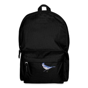Bird ~ the Blue Jay - Backpack - black - Front