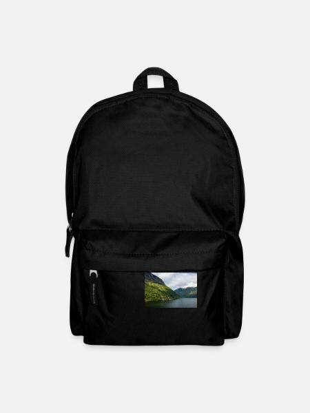 Eingang der Geiranger Fjorde bei Geiranger - Rucksack - Schwarz