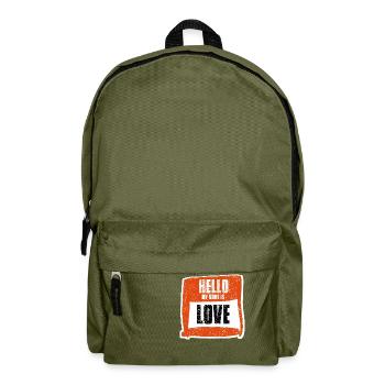 Called Love - Backpack - olive green - Front