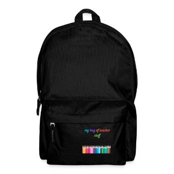 Lehrertasche für Lehrersachen - Rucksack - Schwarz - Vorne