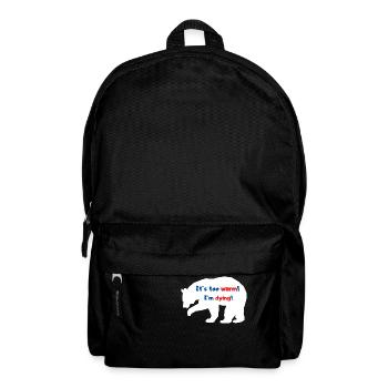 Eisbär - Rucksack - Schwarz - Vorne
