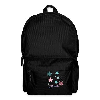 Niedlich. - Rucksack - Schwarz - Vorne