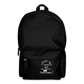 ma console vient de m'appeler j'peux pas - Sac à dos - noir - Devant