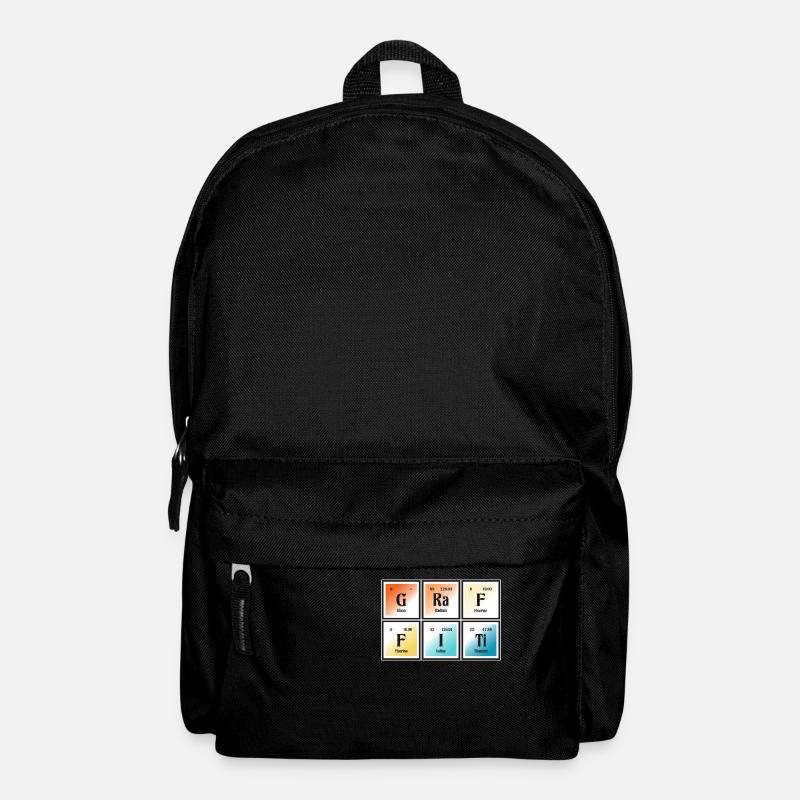 Graffiti | Periodic Table of Elements - Backpack - black