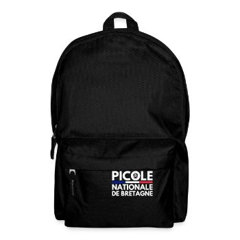 Picole Nationale de Bretagne Drapeau - Sac à dos - noir - Devant